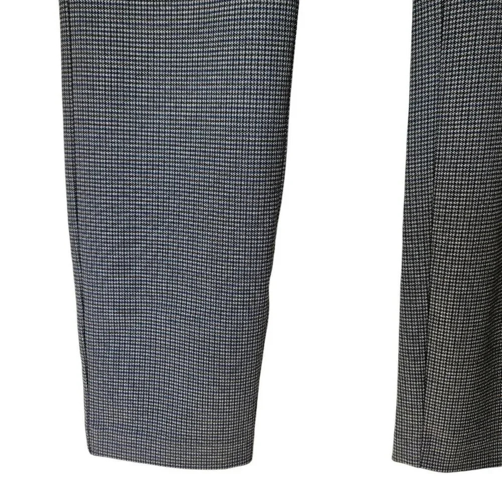 Dalia Gray Black Herringbone Pull On Cropped Pants Size Large New‎ With Tag - Picture 9 of 10